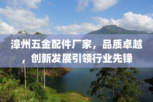 漳州五金配件厂家，品质卓越，创新发展引领行业先锋