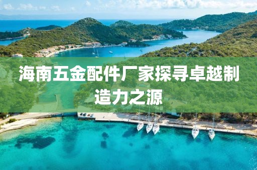 海南五金配件厂家探寻卓越制造力之源