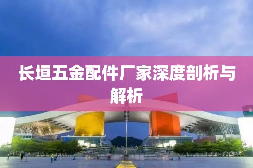 长垣五金配件厂家深度剖析与解析