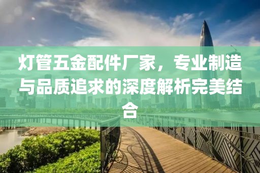 灯管五金配件厂家，专业制造与品质追求的深度解析完美结合