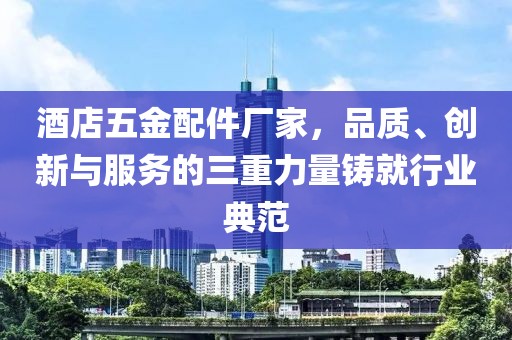 酒店五金配件厂家，品质、创新与服务的三重力量铸就行业典范