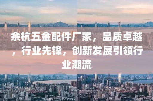 余杭五金配件厂家，品质卓越，行业先锋，创新发展引领行业潮流