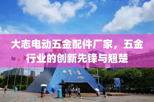 大志电动五金配件厂家，五金行业的创新先锋与翘楚