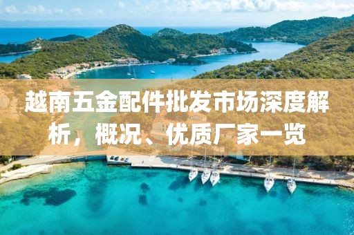 越南五金配件批发市场深度解析，概况、优质厂家一览