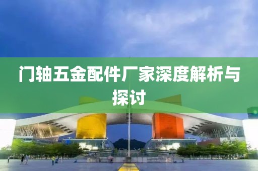 门轴五金配件厂家深度解析与探讨